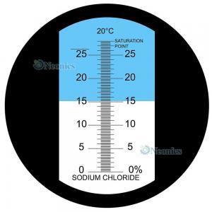 เครื่องวัดความเค็มแบบส่อง ( Salinity Refractometer) รุ่น HT212ATC ย่านการวัด 0-28%