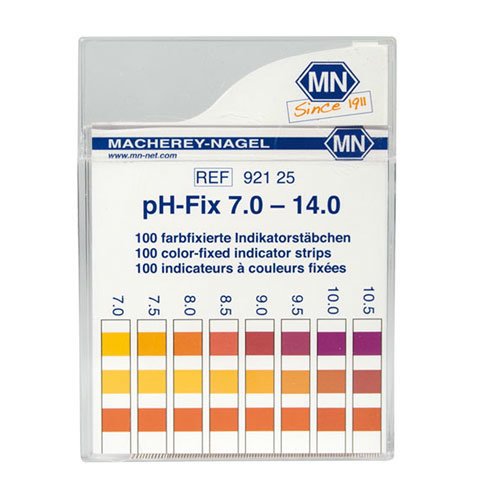 Mn92125 กระดาษวัดค่า Ph กรด-เบสชนิด 3 แถบวัด 7.0-14.0Ph Macherey-Nagel