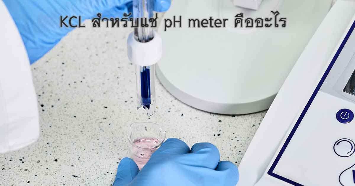 kcl แช่ ph meter